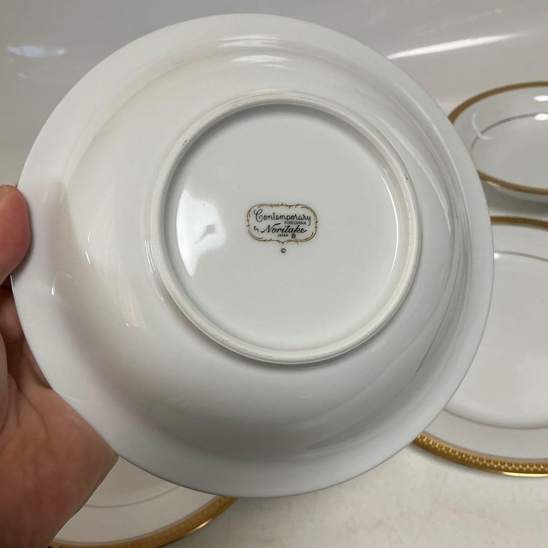 ノリタケ　ゴールドリッジシリーズ　コンテンポラリー　5枚セット ゴールド