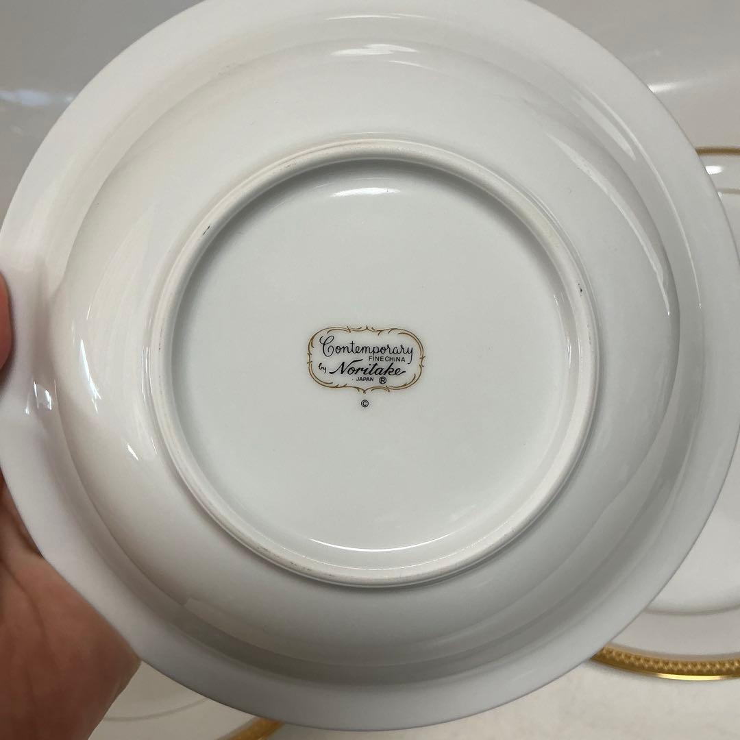 ノリタケ　ゴールドリッジシリーズ　コンテンポラリー　5枚セット ゴールド