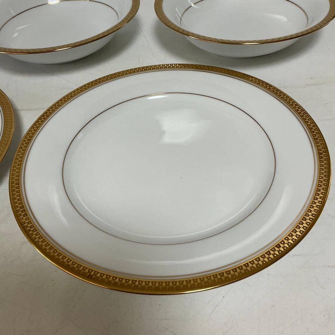 ノリタケ　ゴールドリッジシリーズ　コンテンポラリー　5枚セット ゴールド