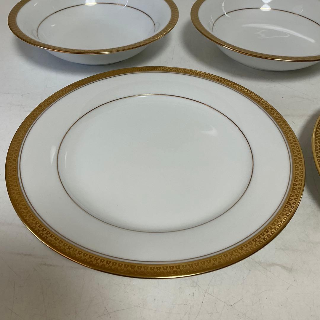 ノリタケ　ゴールドリッジシリーズ　コンテンポラリー　5枚セット ゴールド