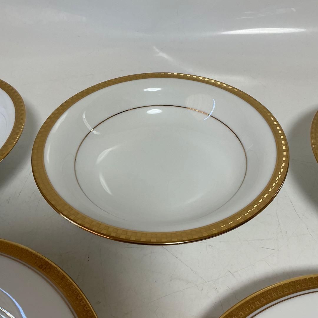 ノリタケ　ゴールドリッジシリーズ　コンテンポラリー　5枚セット ゴールド