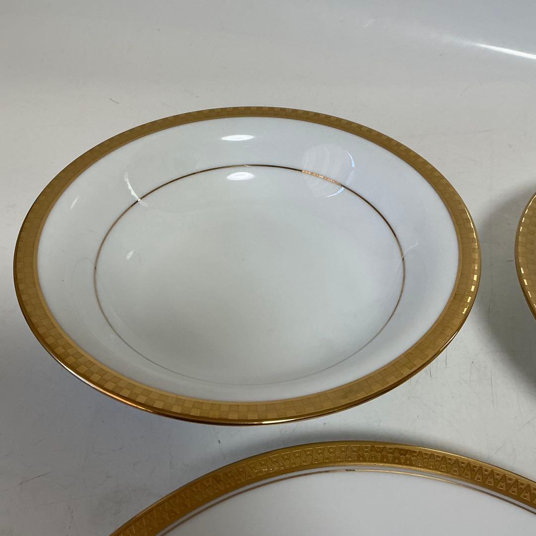 ノリタケ　ゴールドリッジシリーズ　コンテンポラリー　5枚セット ゴールド