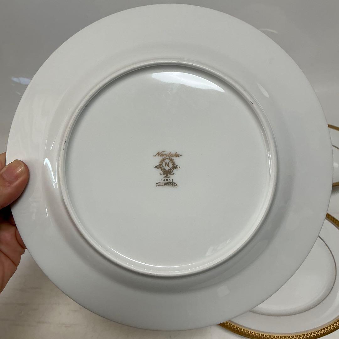 ノリタケ　ゴールドリッジシリーズ　コンテンポラリー　5枚セット ゴールド