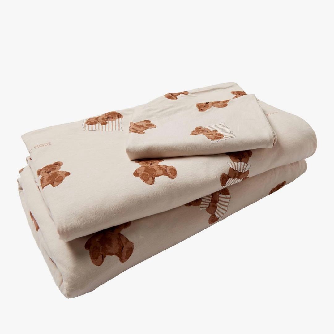 セミダブル　ジェラートピケ　寝具3点セット