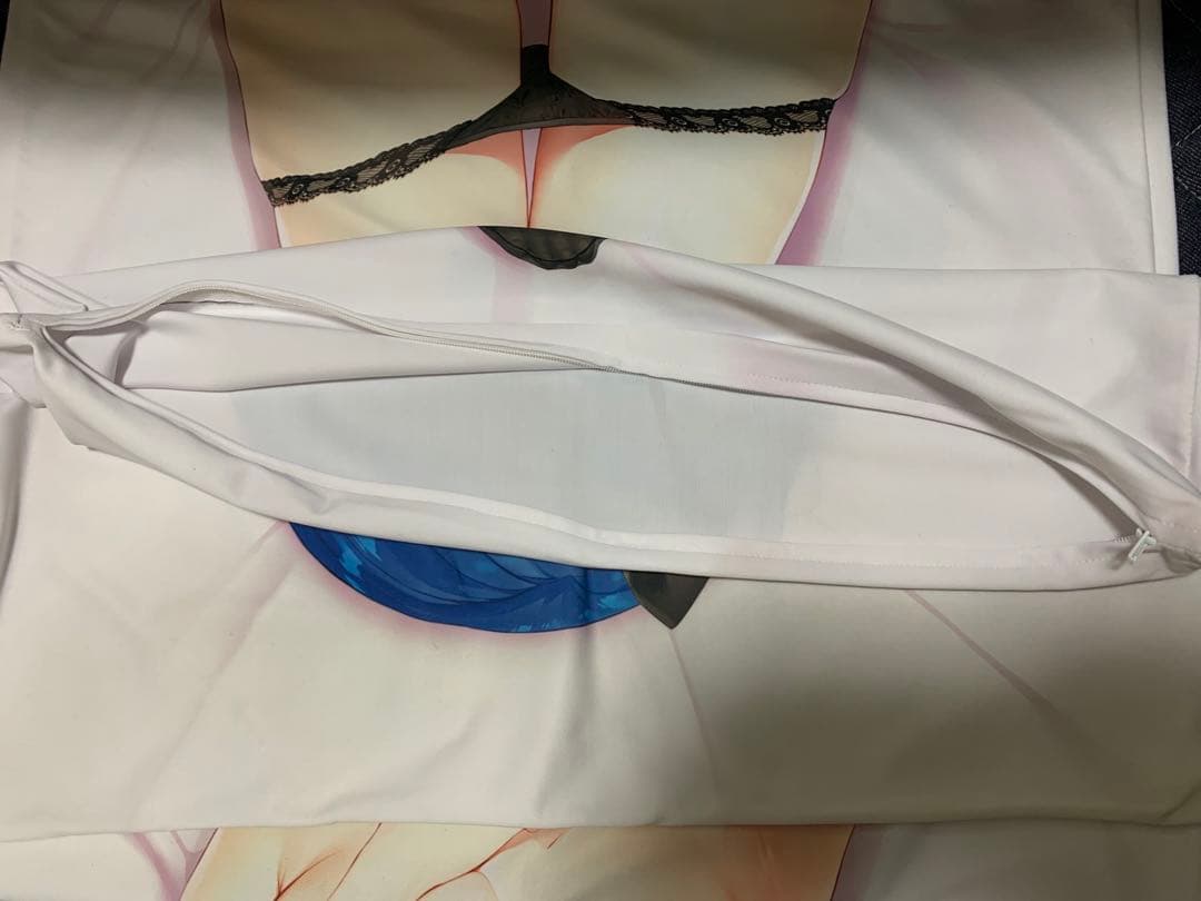 【最安値】 レム 抱き枕カバー 正規品 がおう まかろん大帝 ニット 黒タイツ