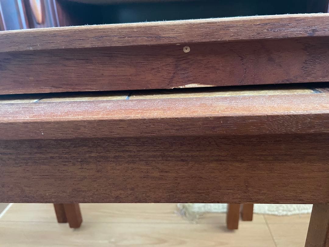 デンマーク　タイルトップ　ネストテーブル