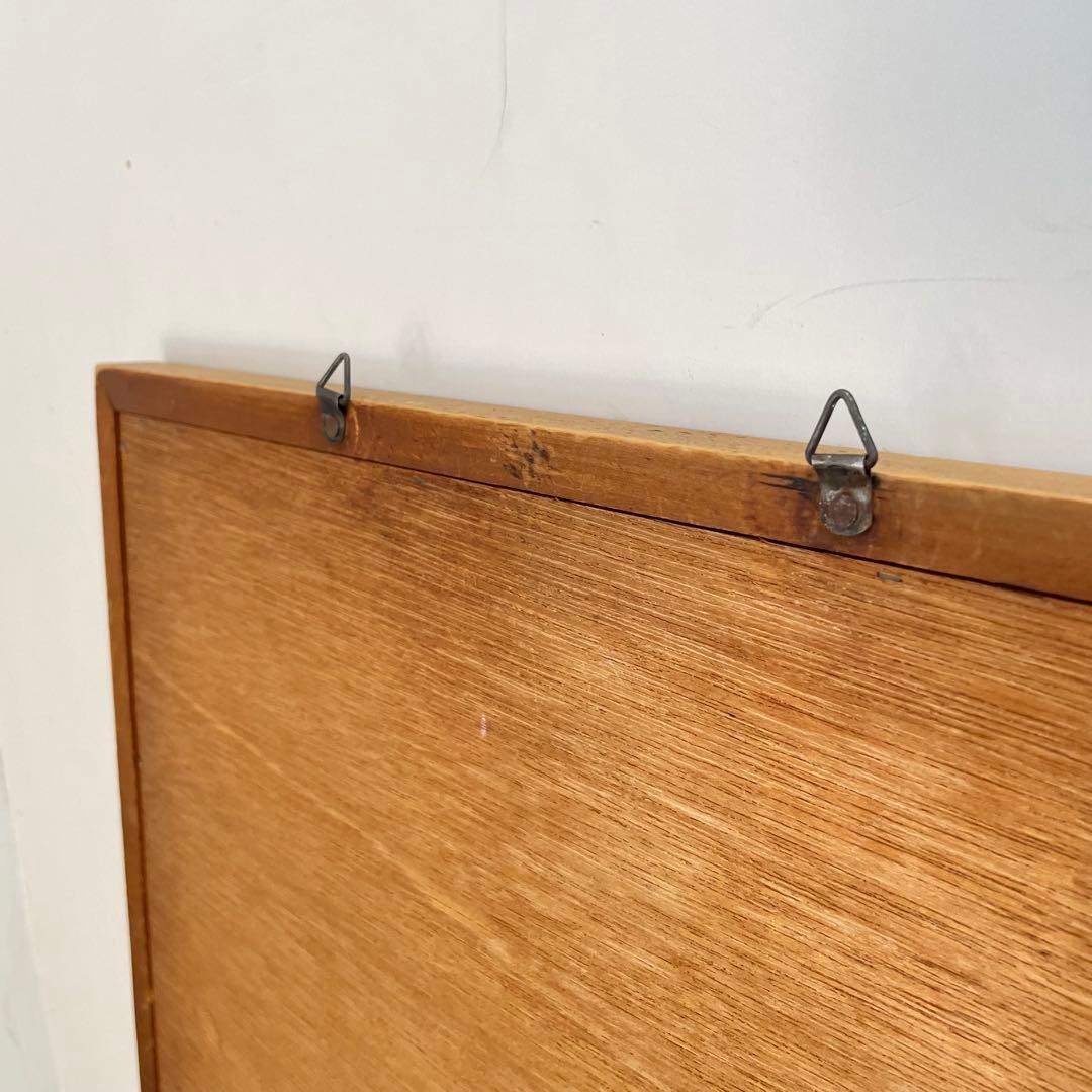 ビンテージ ウォールミラー 木枠ミラー 鏡 壁掛け アンティーク レトロ