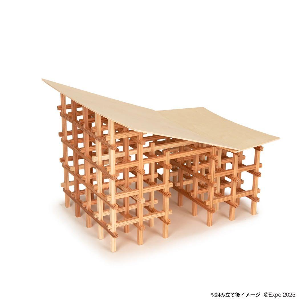 万博EXPO2025 The Grand Ring 木製工作キット大屋根リング - メルカリ