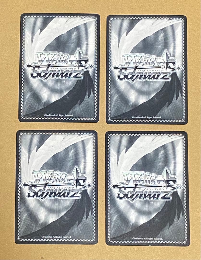ヴァイスシュヴァルツ　大切な何か 友利奈緒 RR 4枚セット　Charlotte
