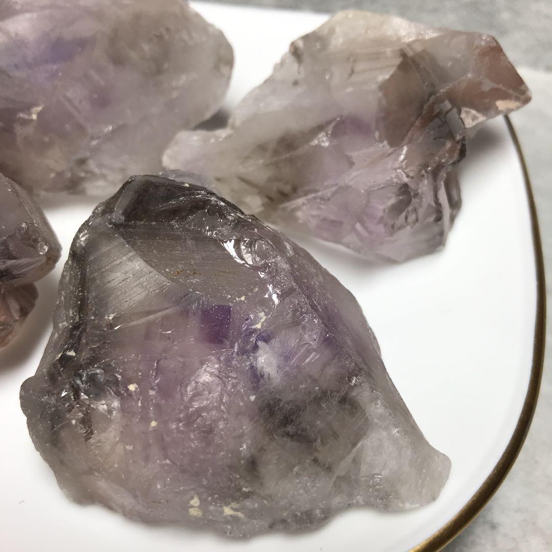 500★特別ご提供★愛の守護石♡【幻影紫水晶アメジストファントム原石セット】❤️