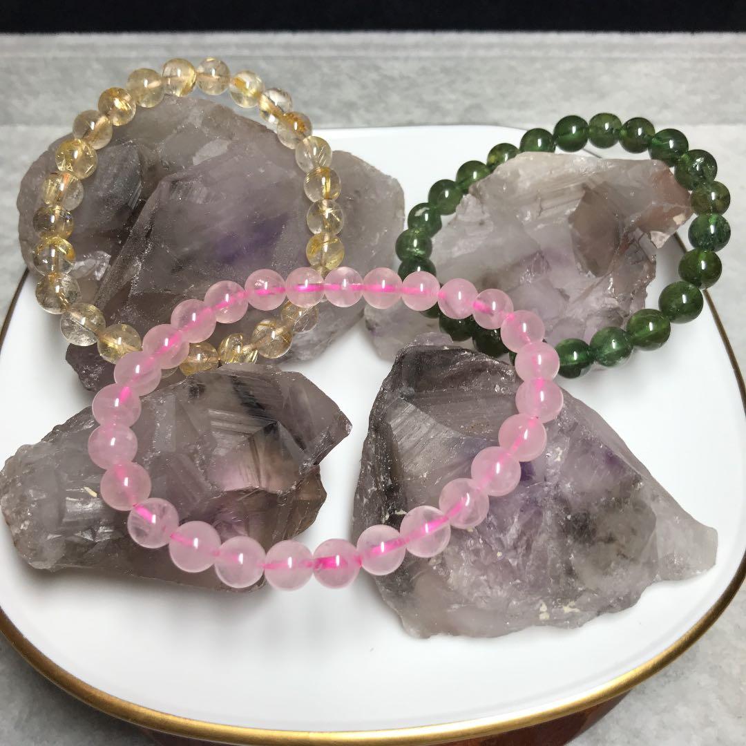 500★特別ご提供★愛の守護石♡【幻影紫水晶アメジストファントム原石セット】❤️