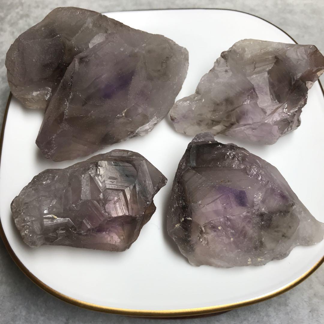 500★特別ご提供★愛の守護石♡【幻影紫水晶アメジストファントム原石セット】❤️
