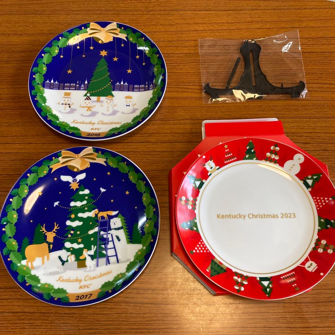 ケンタッキー KFC クリスマス 絵皿 3枚セット - メルカリ