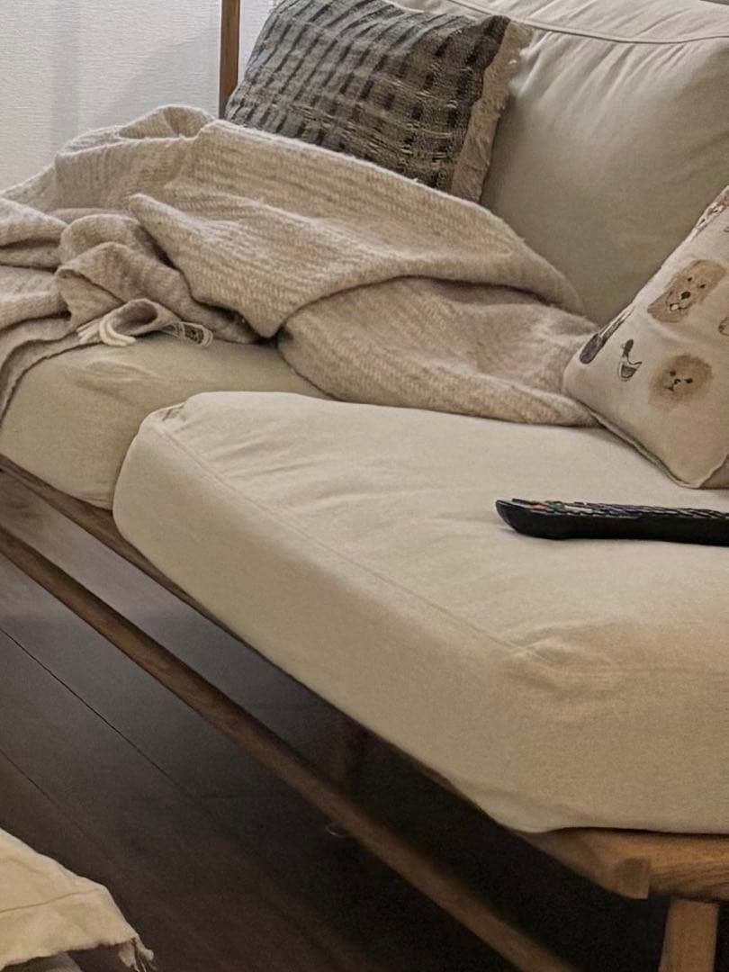 モモナチュラル クラウドソファ2P