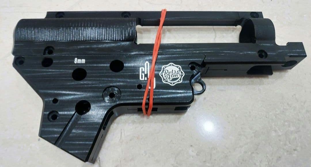 RETRO ARMS Ver2用チャンバー一体型スプリットメカボックス（8mm