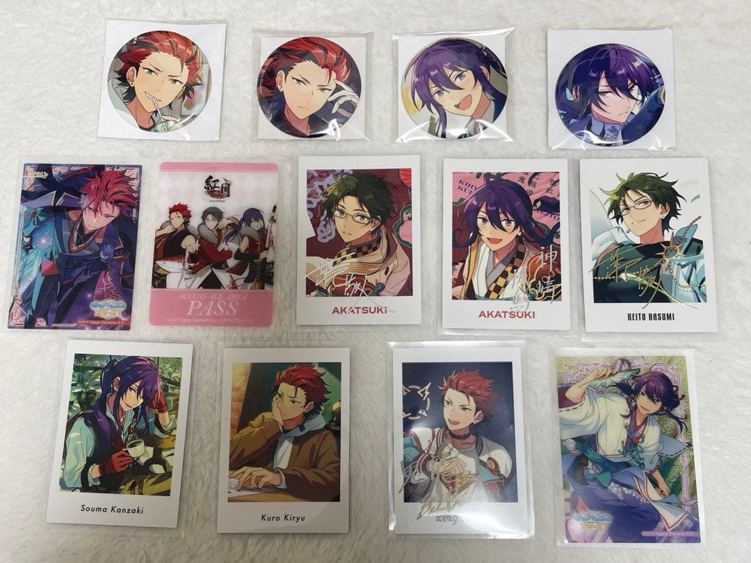 あんスタ 紅月 カード 缶バッジ 蓮巳敬人 鬼龍紅郎 神崎颯馬 - メルカリ