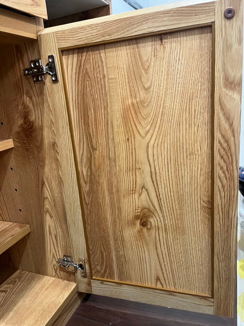 LOWYA 耐震ラッチ付き食器棚 120cm