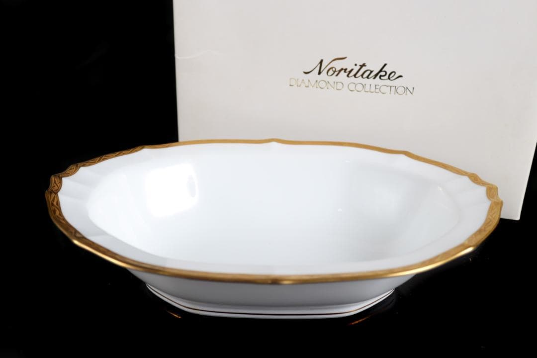 未使用ノリタケ ダイヤモンドコレクション オルフェウス 金彩 Noritake
