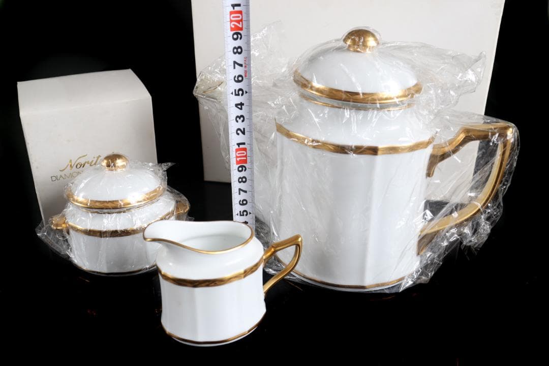 未使用ノリタケ ダイヤモンドコレクション オルフェウス 金彩 Noritake