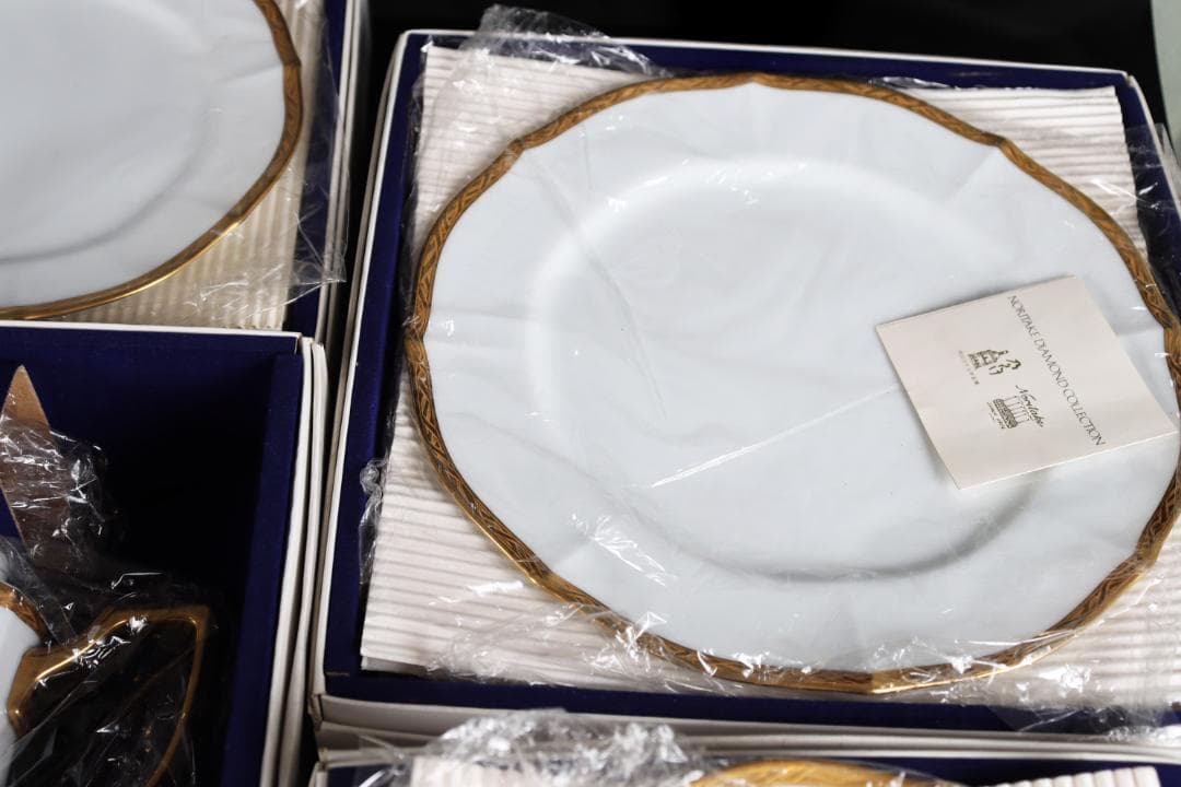 未使用ノリタケ ダイヤモンドコレクション オルフェウス 金彩 Noritake