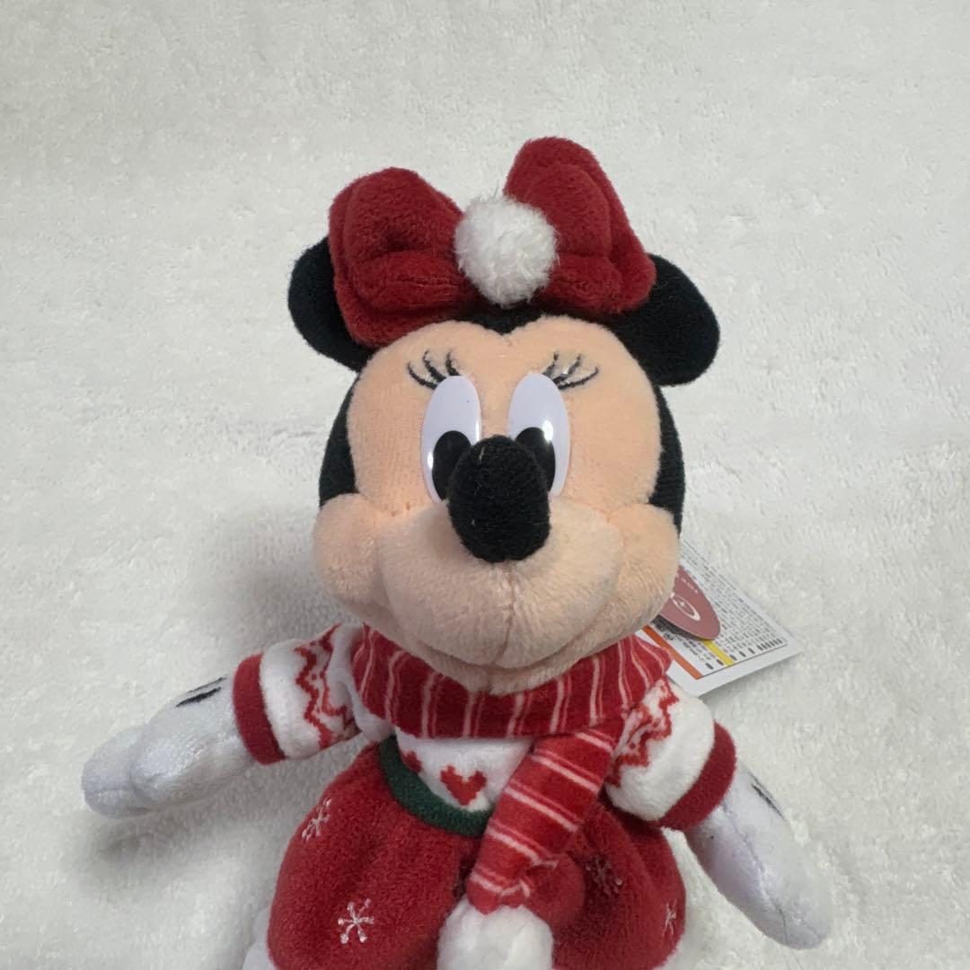 ディズニー クリスマス ミッキー ミニー ぬいぐるみバッジ 2024 ぬいば
