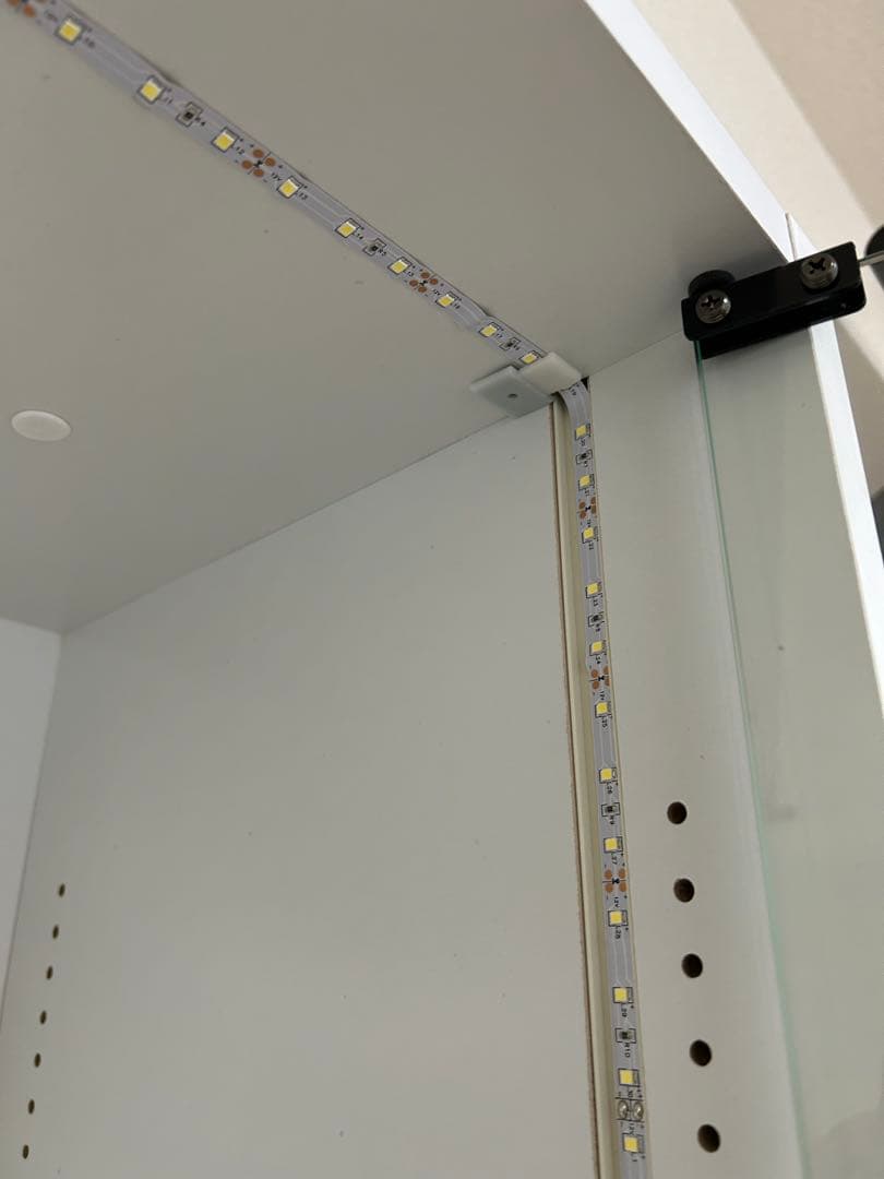 JAJAN コレクションケース　開き戸ワイドハイタイプ　ホワイト