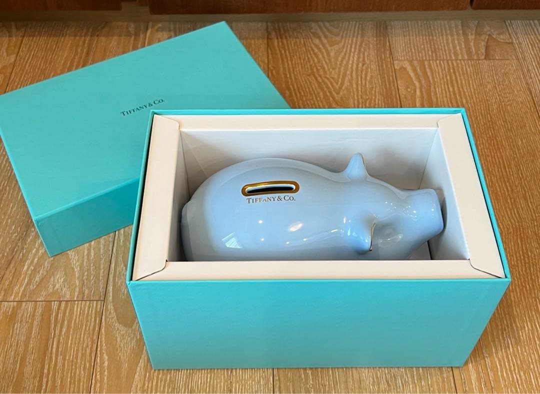 【新品】TIFFANY&Co. 「ティファニー」 ピギーバンク 貯金箱