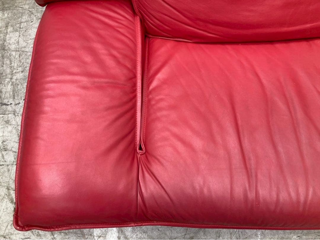 【年末感謝祭】ニコレッティ　アンバサダー　3人掛けソファ　イタリア　本革　レザー