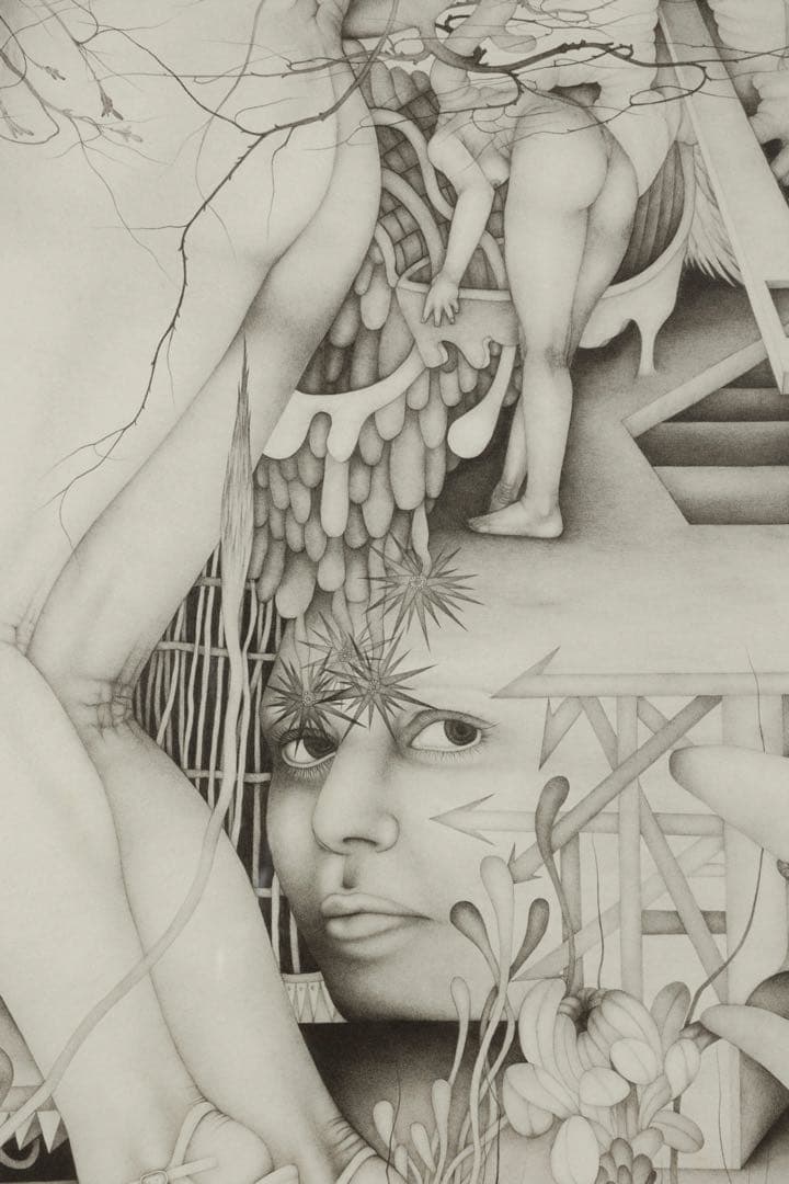 城景都 リトグラフ「想II」69/200 直筆サイン 額装 箱付