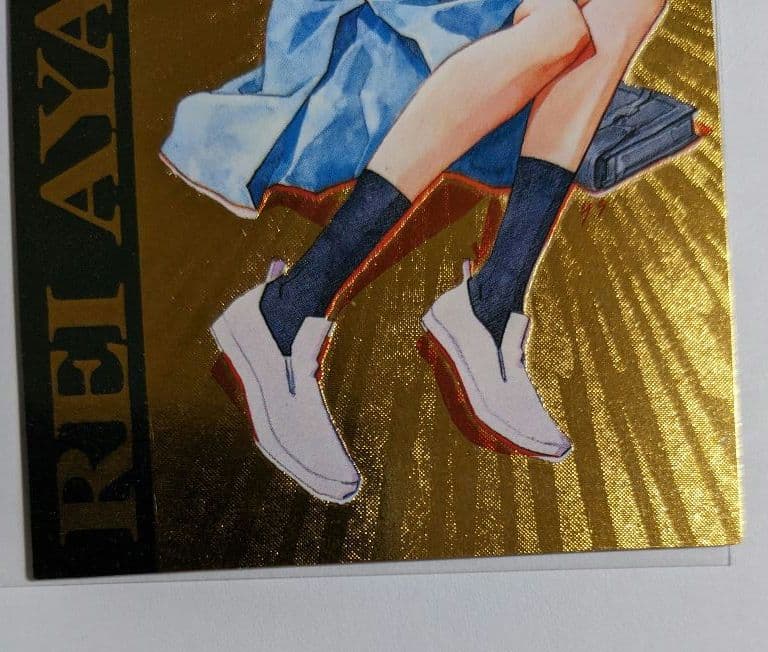 カードダスマスターズ　エヴァンゲリオン　綾波レイ　ゴールド　抽選