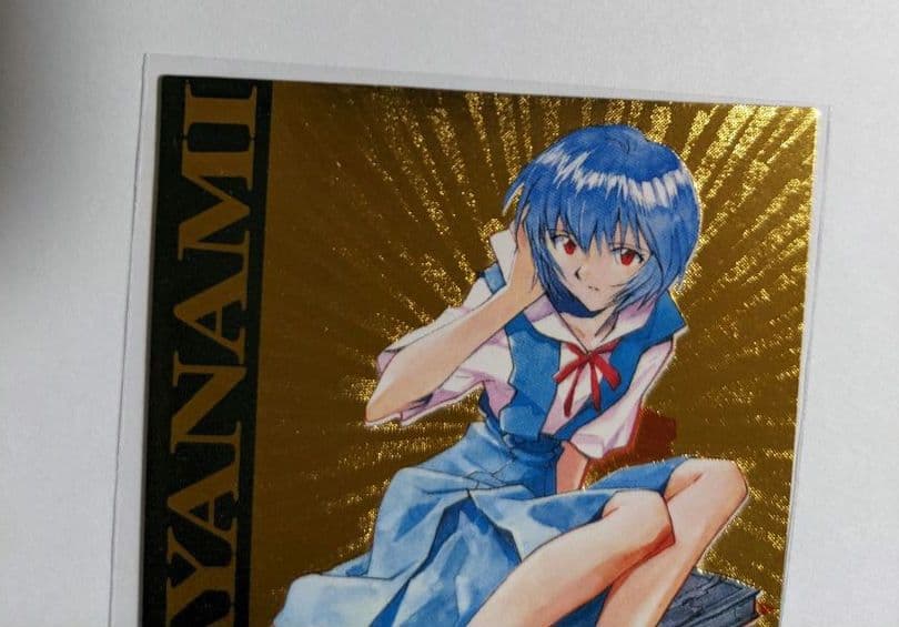 カードダスマスターズ　エヴァンゲリオン　綾波レイ　ゴールド　抽選