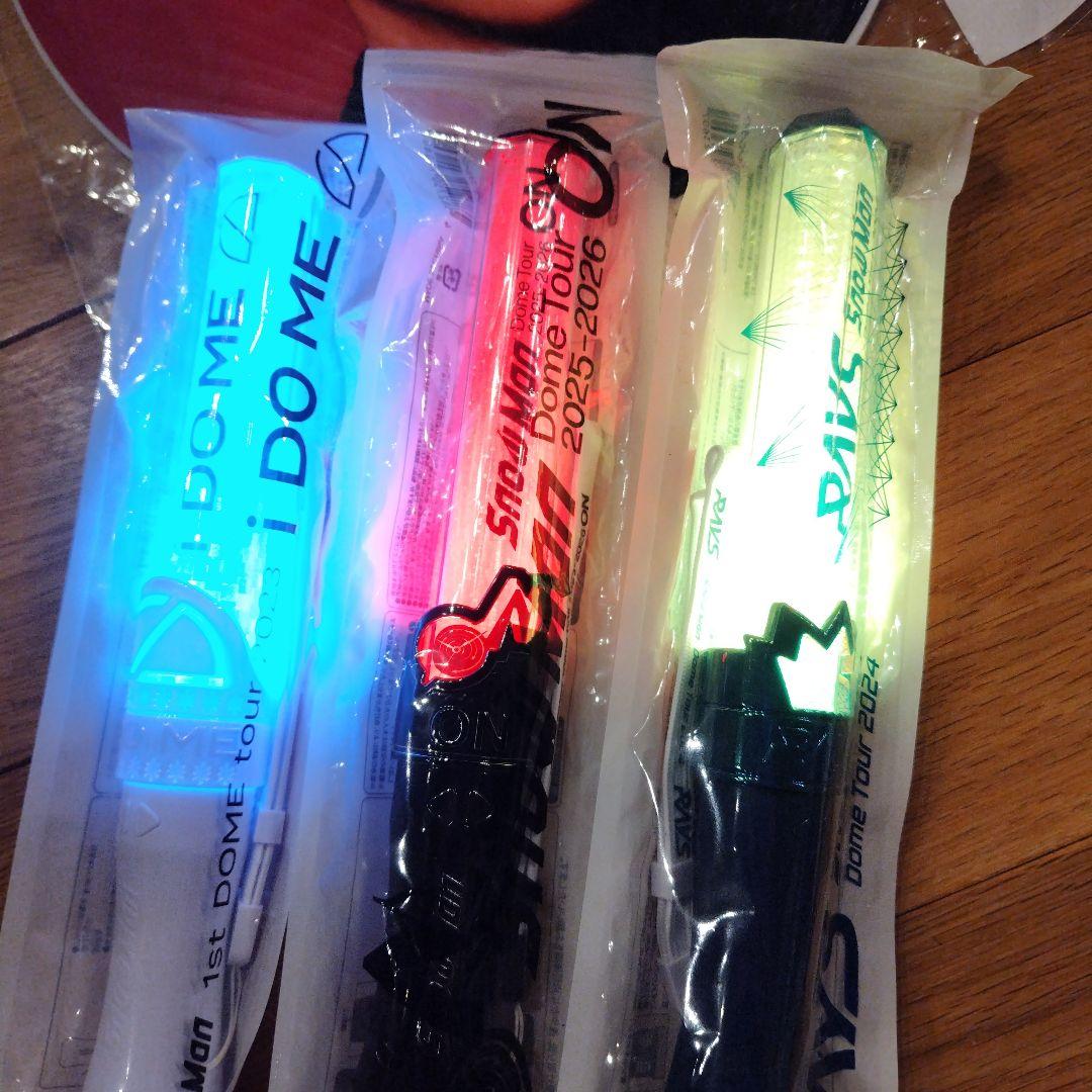 6様 SnowMan 宮舘涼太 うちわ アイドルグッズ ペンライト 3本セッ