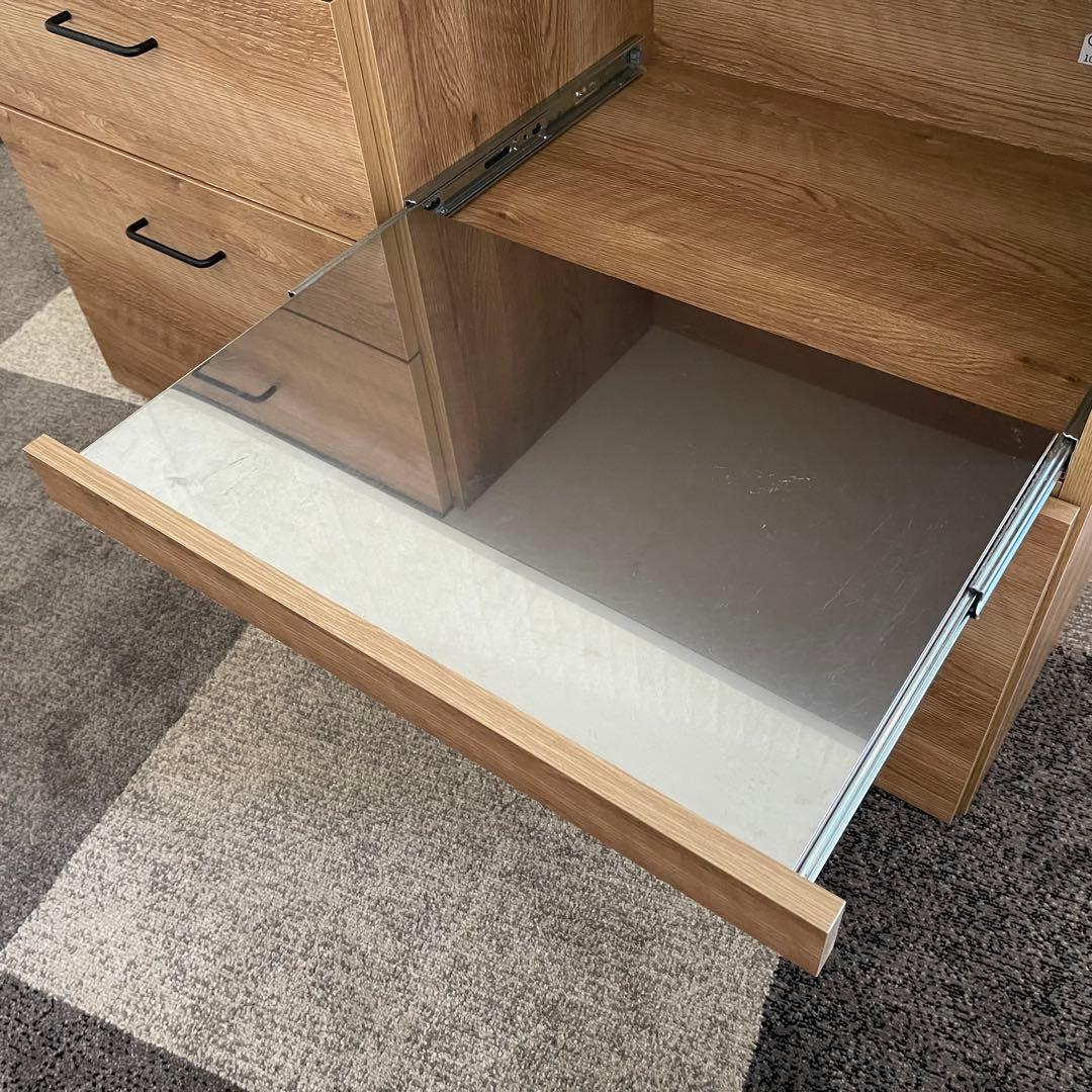 東京23区配送無料✨設置まで❗️キッチンカウンター　ワイド　幅120cm 美品