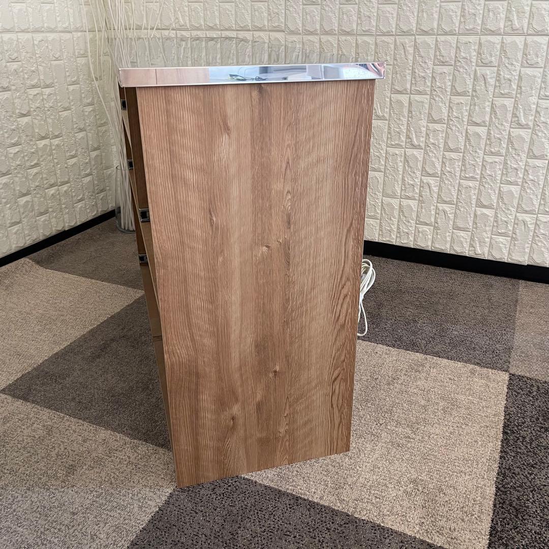 東京23区配送無料✨設置まで❗️キッチンカウンター　ワイド　幅120cm 美品