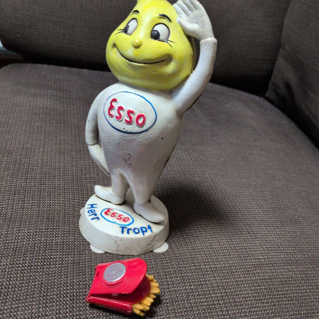 Esso boy 鋳物製貯金箱