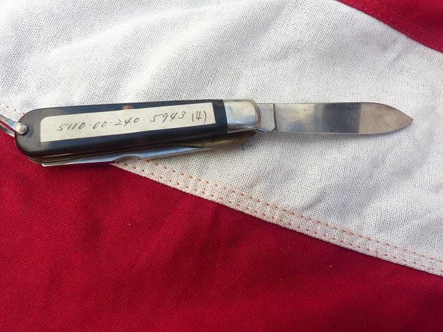 米軍実物 ポケットナイフ CAMILLUS 折り畳みナイフ 2枚ブレード 14