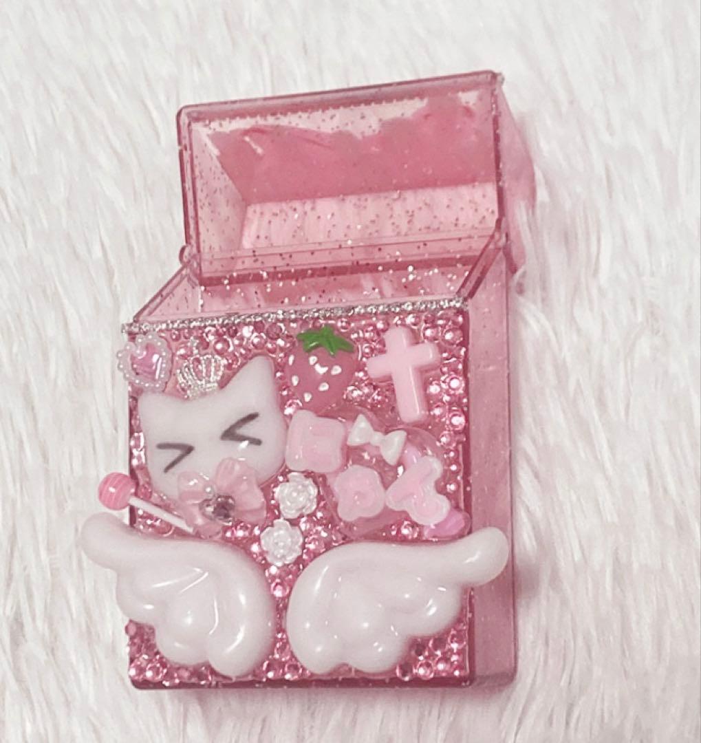 シガレットケース タバコケース デコ 量産型 地雷系 平成女児 ピンク