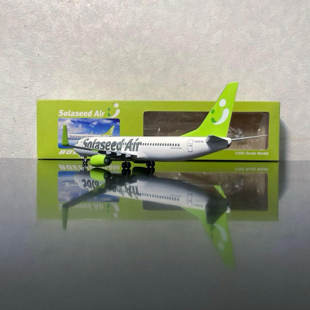 【新品】　ソラシドエア　BOEING 737-800　1:200　モデ ハセガワ 1/ 200 ソラシド エア ボーイング737-800(40)プラモデル 返品