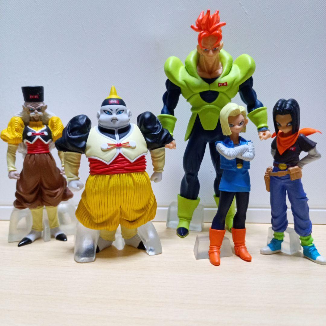 ドラゴンボールZ HG 人造人間17号 18号 19号 20号 16号セット - メルカリ