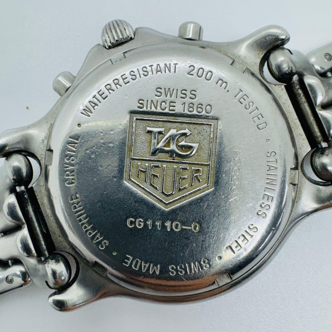 ✨TAGHEUER✨タグ・ホイヤー✨クロノグラフ✨シルバー✨デイト✨腕時計✨