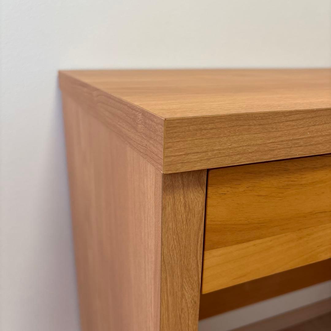 木製リビングデスク学習デスク　ベルメゾン アルダー材 幅90cm 堀田木工所