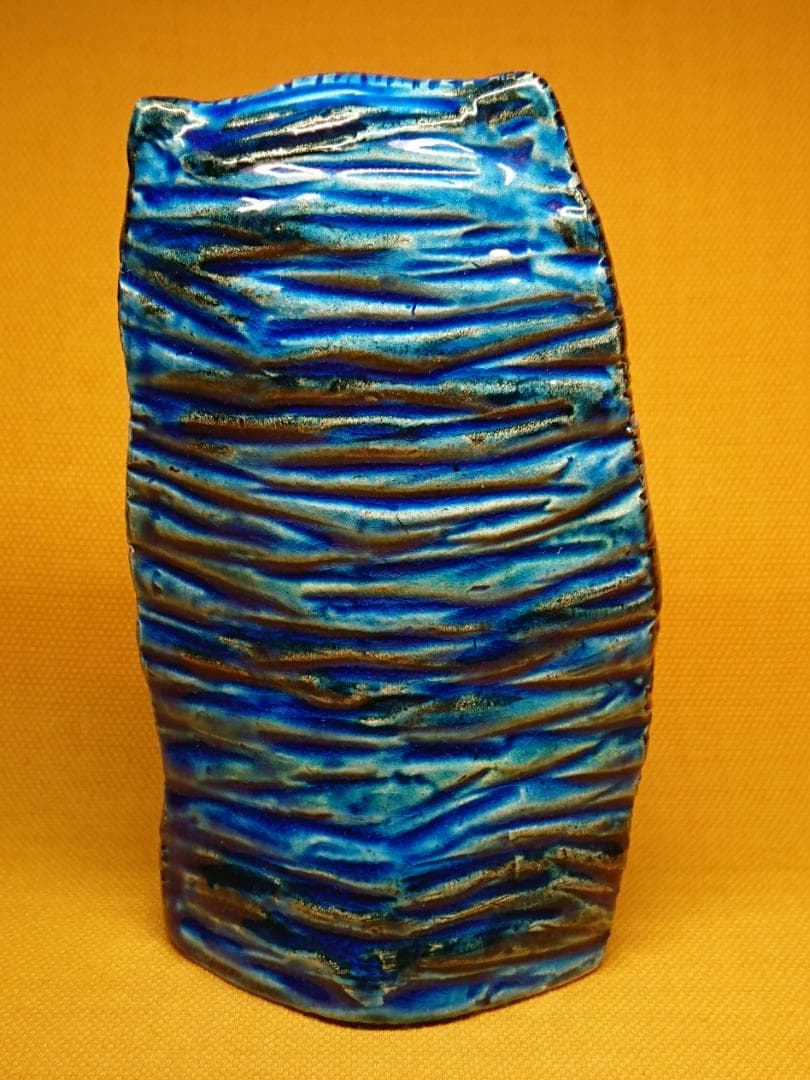 【美品】フクロウ　陶器　イタリア　置物　インテリア　工芸品　美術品　A1035