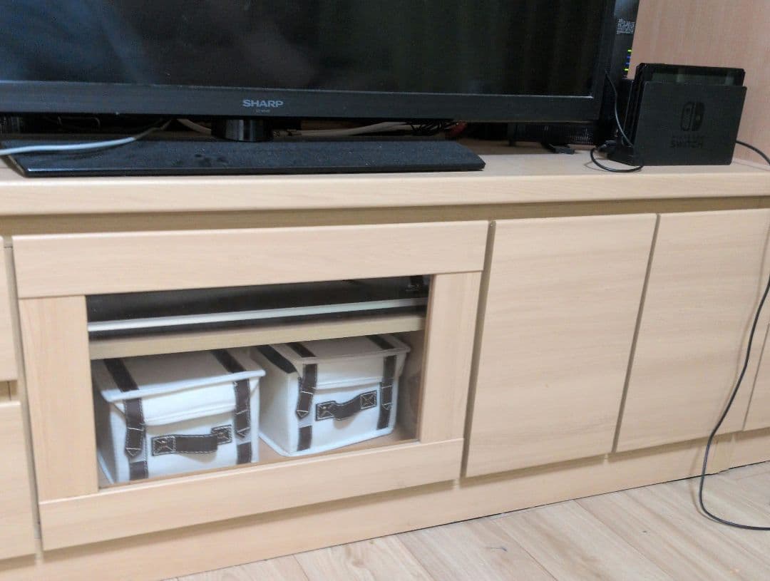 壁面収納テレビボード【②本体の出品分です】