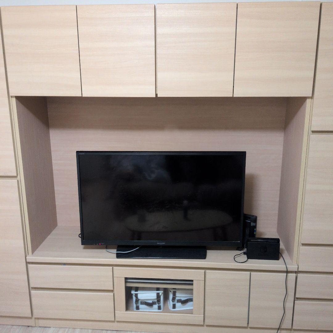 壁面収納テレビボード【②本体の出品分です】