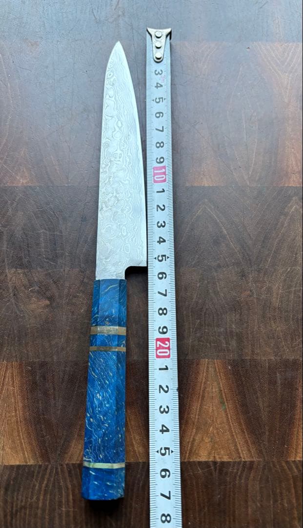 関　打刃物　VG10 ダマスカス　ペティナイフ　150mm 包丁　スタビライズ