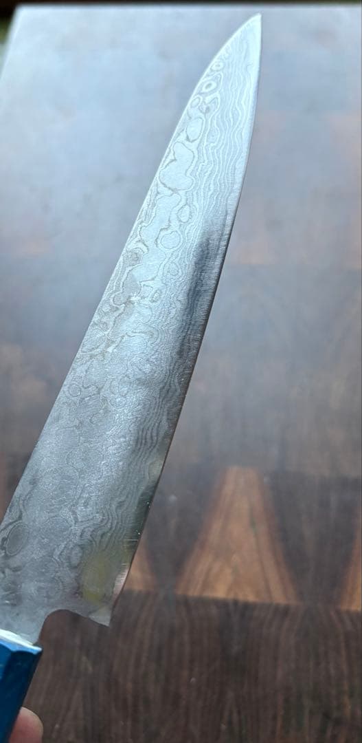 関　打刃物　VG10 ダマスカス　ペティナイフ　150mm 包丁　スタビライズ