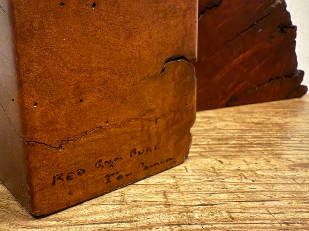 天然木 ブックエンド オーストラリア