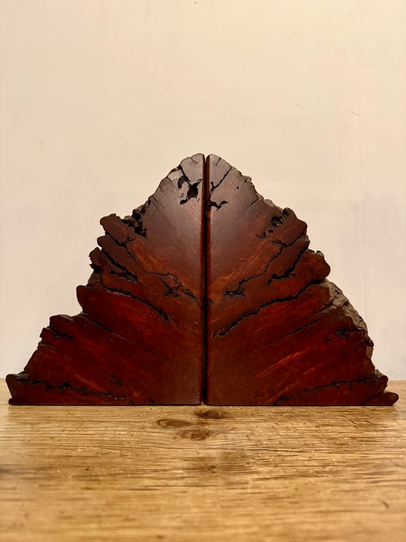 天然木 ブックエンド オーストラリア