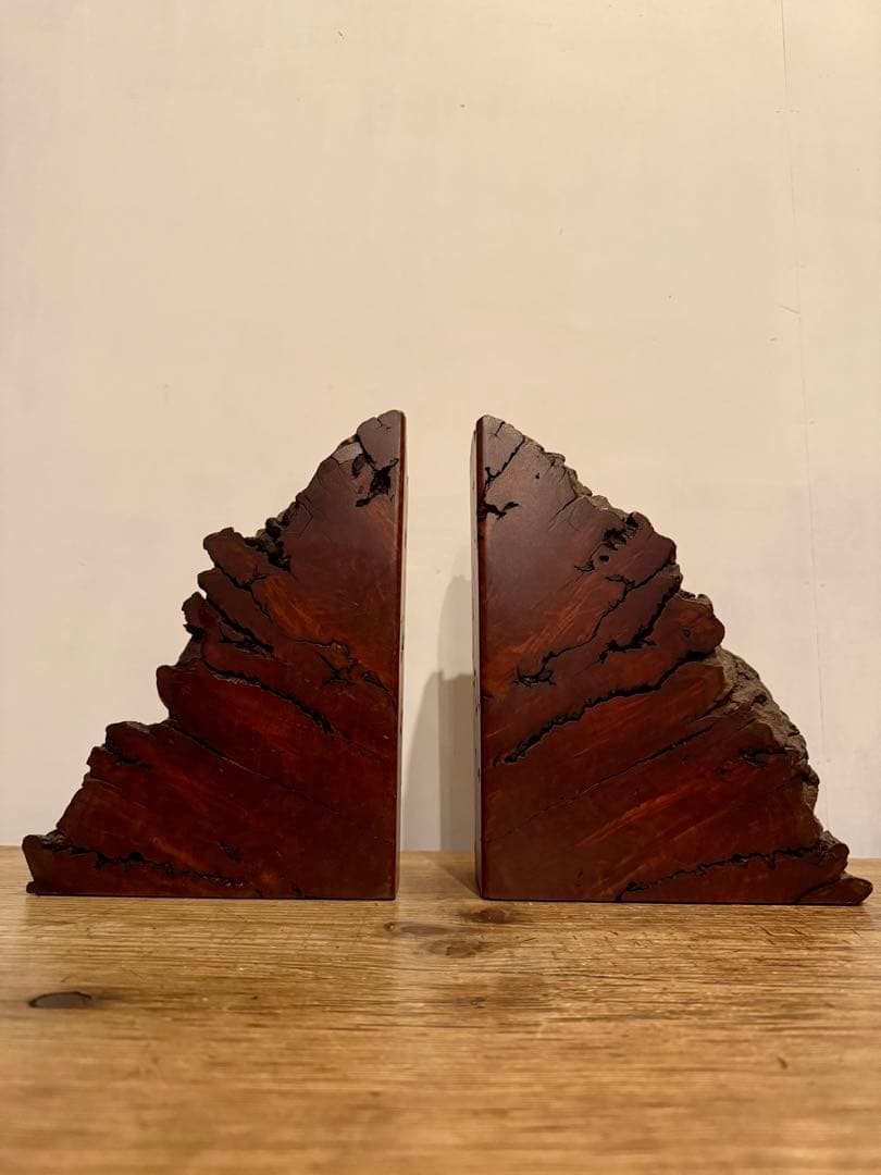 天然木 ブックエンド オーストラリア