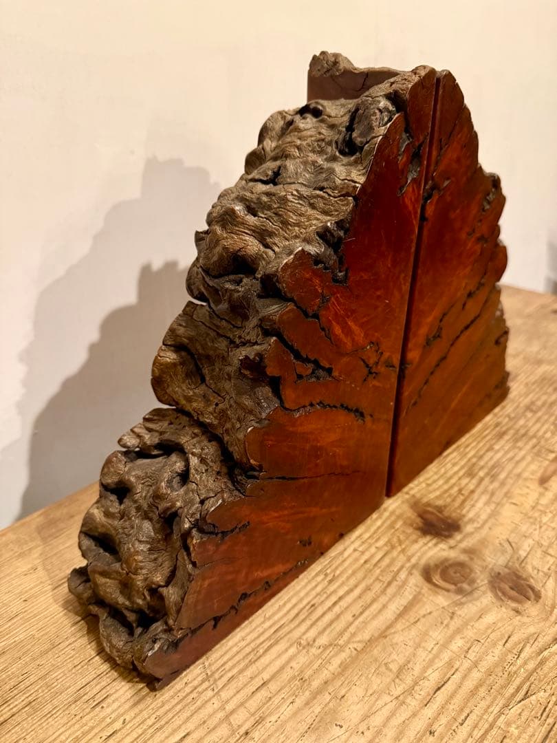 天然木 ブックエンド オーストラリア